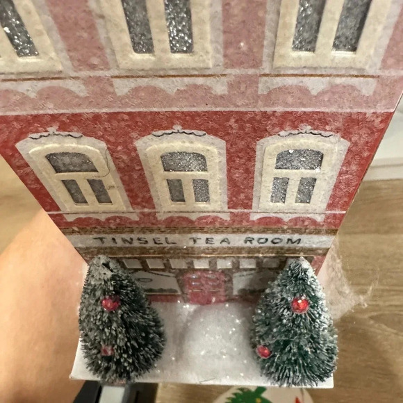 Anthropologie Christmas Village house light up decor george & viv 2022 tea room - Picture 8 of 9